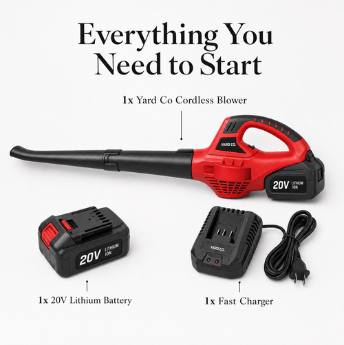 Cordless Leaf Blower Pro – Powerful 20V Cleaning, No Cords or Fuel