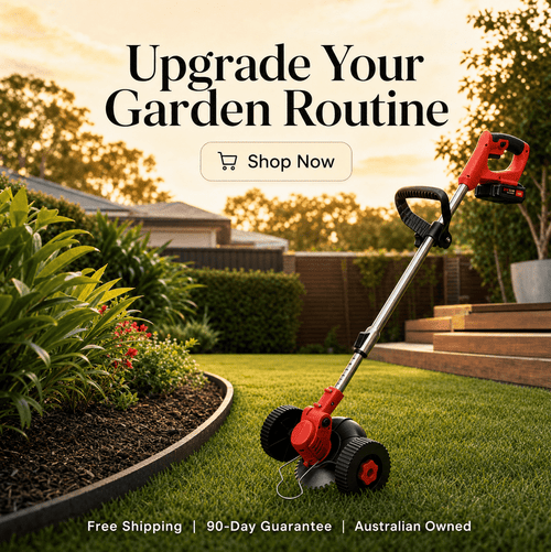 Three Blades Cordless Grass Trimmer – Powerful, Lightweight & Built for Effortless Yard Maintenance